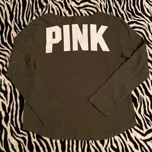 VS Pink long sleeve shirt size large